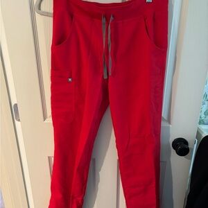 Red Scrub Pants (Figs)